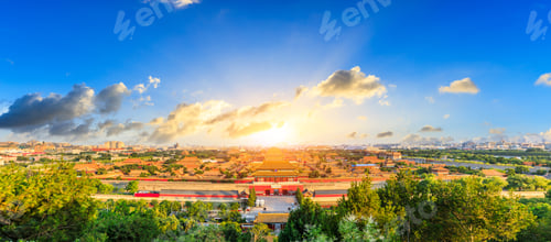 Preview: Panorama Above On The Forbidden City,Beijing,China