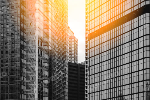 Preview: Modern Office Building Detail, Glass Surface