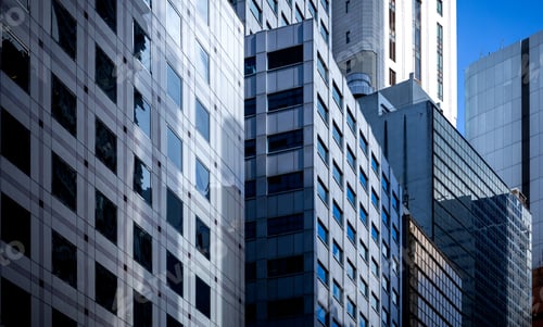 Preview: Windows Of Business Building In Hong Kong