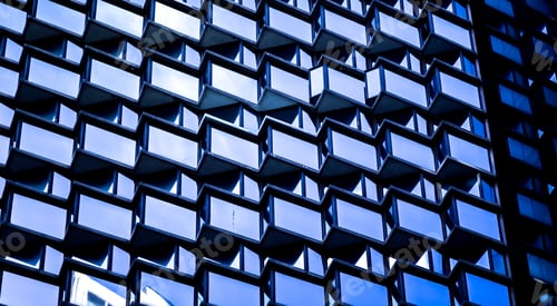 Preview: Windows Of Business Building In Hong Kong