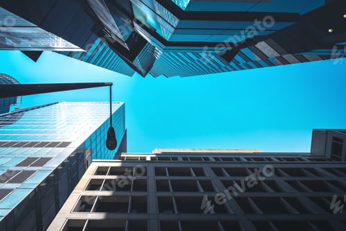 Preview: Modern Office Building Close Up In Hong Kong