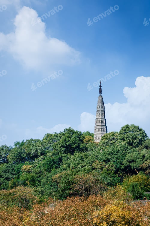 Preview: Hangzhou West Lake Beautiful Scenery And Ancient Pagoda In The Autumn, China
