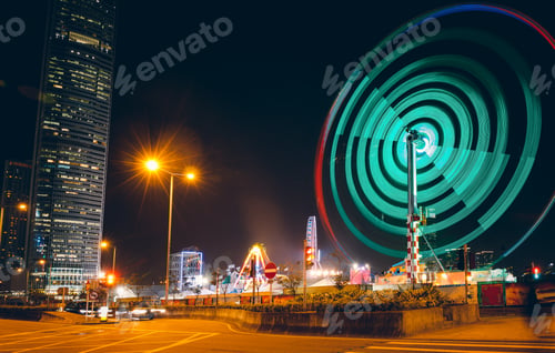 Preview: Hong Kong Cityscape At Night