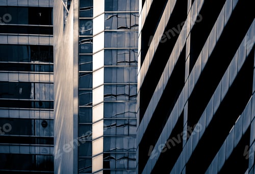 Preview: Modern Office Building Detail, Glass Surface