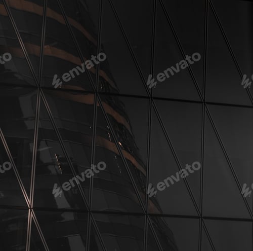 Arquitetura moderna de Hong Kong, prédio comercial de Hong Kong fechado