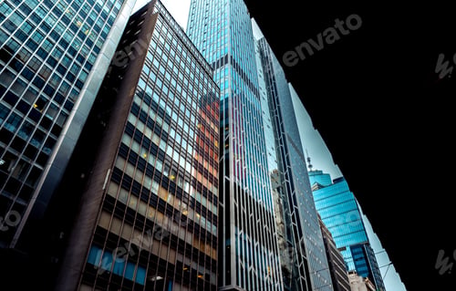 Preview: Modern Office Building Detail, Glass Surface