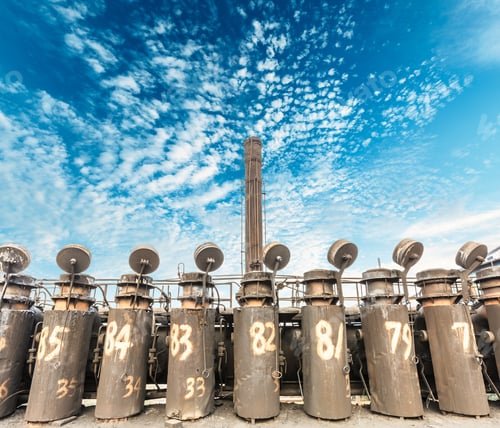 Preview: Steel Plant Old Industrial Equipment Scene In China