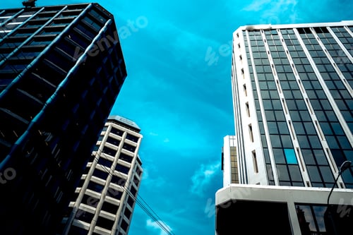 Preview: Commercial Building Close Up; Wellington Office Building.