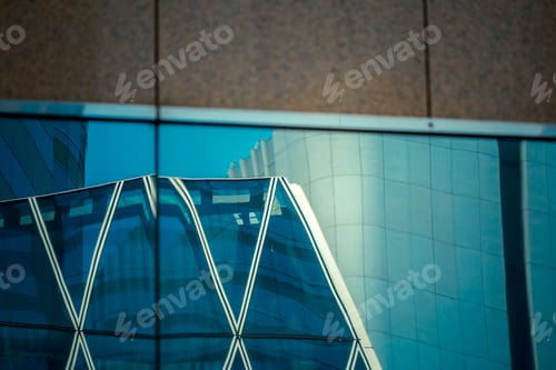 Preview: Modern Office Building Detail, Glass Surface