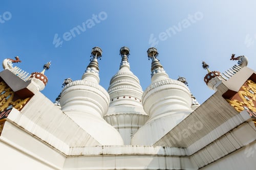 Preview: Manfeilong Pagoda At Lingshan Scenic Area In Wuxi China Located In Jiangsu Province