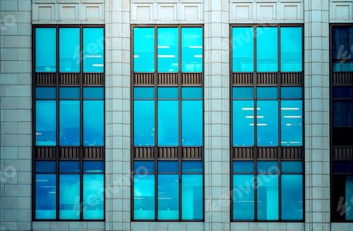Preview: Hong Kong Commercial Building Close Up