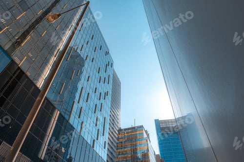 Preview: Modern Office Building Close Up In Hong Kong