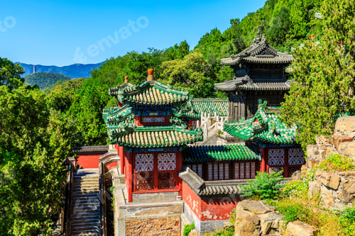 Preview: Summer Palace Pavilion At Beijing,China.