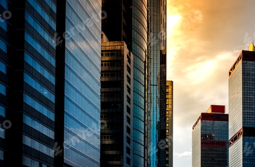 Preview: Commercial Buildings Stretch Up To The Sky In Hong Kong