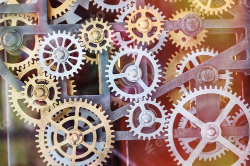 Preview: Industrial Clock Transmission Gear Set Details
