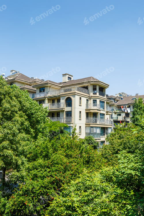 Preview: Apartment Building In Suburban Area