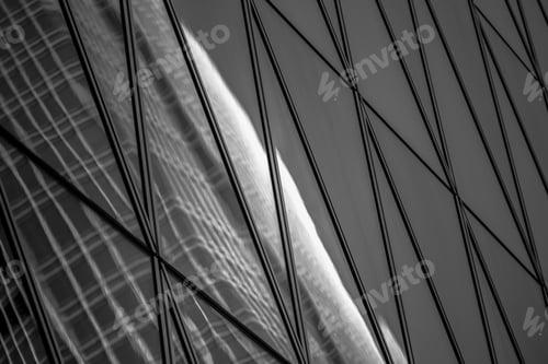 Preview: Commercial Building In Hong Kong With B&W Color