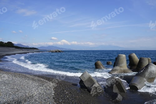 Preview: Mt Fuji Japan From Miho No Matsubara With Fisherman