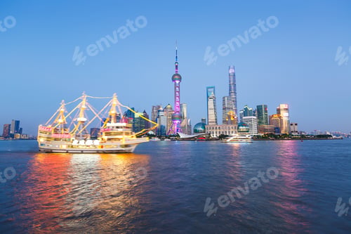 Preview: Beautiful Shanghai Skyline At Night China