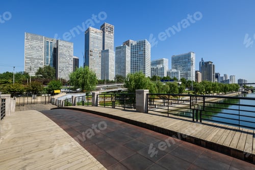 Preview: Office Buildings Scenery In The Business City Center