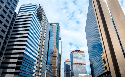 Preview: Modern Office Building Detail, Glass Surface