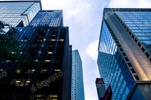 Preview: Modern Office Building Detail, Glass Surface