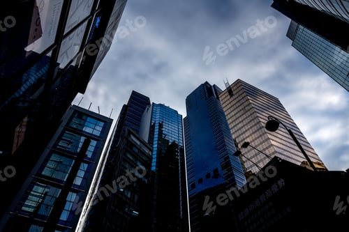 Preview: Commercial Buildings Stretch Up To The Sky In Hong Kong