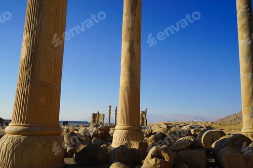 Preview: Persepolis, Whose Magnificent Ruins Rest At The Foot Of Kuh-E Rahmat (Mountain Of Mercy) In