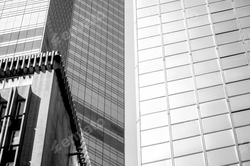 Preview: Commercial Building In Hong Kong With B&W Color