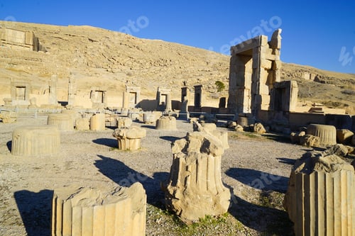 Preview: Persepolis, Whose Magnificent Ruins Rest At The Foot Of Kuh-E Rahmat (Mountain Of Mercy) In