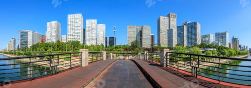 Preview: Modern City Skyline And Buildings In Beijing,China.