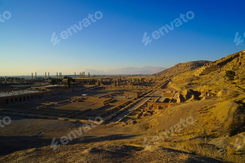 Preview: Sunset Over Persepolis Iran Unesco Site-