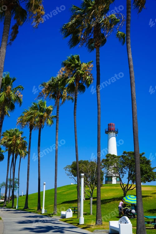 Preview: Long Beach Lighthouse In Summer