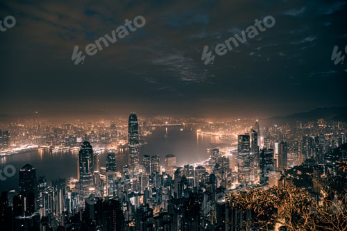 Vista previa: Hong Kong City View; From Victoria Peak