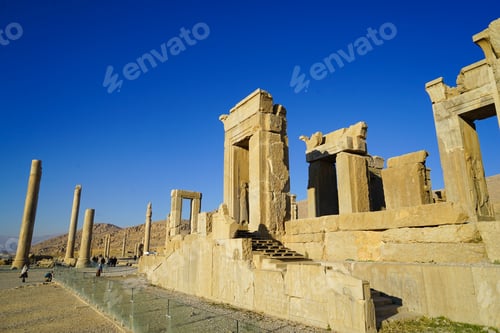 Preview: Persepolis, Whose Magnificent Ruins Rest At The Foot Of Kuh-E Rahmat (Mountain Of Mercy) In