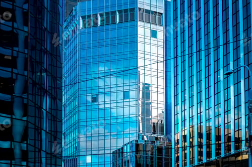 Preview: Bottom Up View Of Modern Office Building In Wellington, New Zealand
