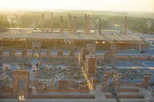 Preview: Sunset Over Persepolis Iran Unesco Site-