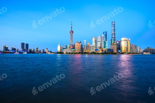 Preview: Beautiful Shanghai City Scenery At Night
