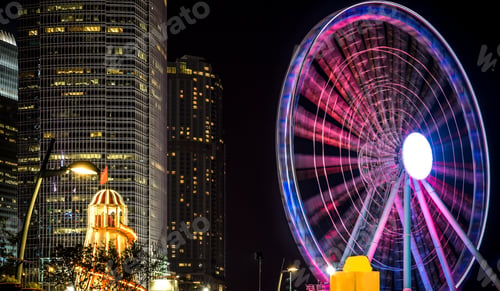 Preview: Hong Kong Cityscape At Night