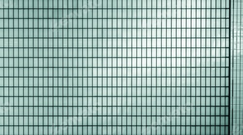 Preview: Modern Office Building Detail, Glass Surface With Green Color Tone
