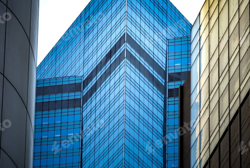 Preview: Modern Office Building Detail, Glass Surface
