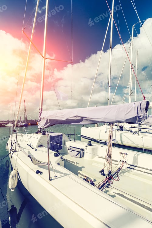 Preview: Sailboat Moored In The Harbor