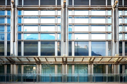 Preview: Modern Commercial Building Close Up View