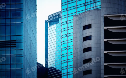 Preview: Office Building Exterior, Modern Architecture, Close Up