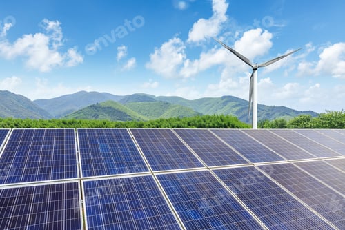 Preview: Solar and Wind Power with Mountain Views