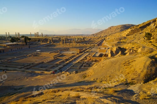 Preview: Sunset Over Persepolis Iran Unesco Site-
