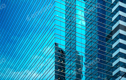 Preview: Hong Kong Commercial Building Close Up