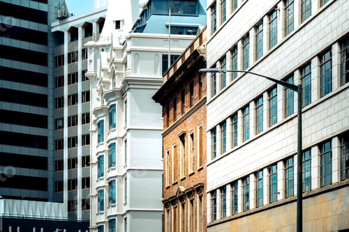Preview: Commercial Building Close Up; Wellington Office Building.