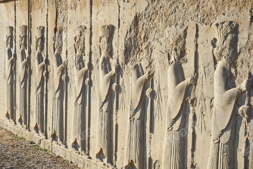 Preview: Persepolis, Whose Magnificent Ruins Rest At The Foot Of Kuh-E Rahmat (Mountain Of Mercy) In