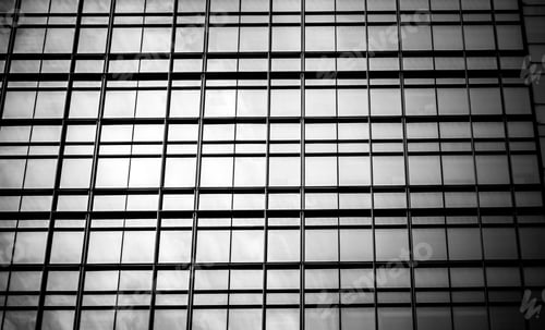 Preview: Windows Of Business Building With B&W Color